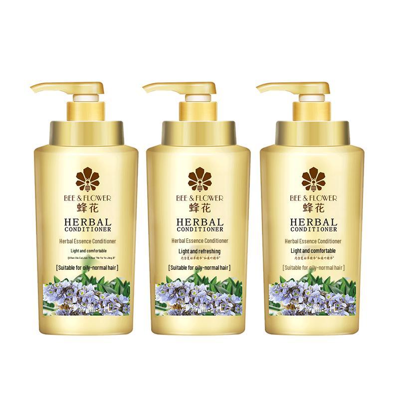 Fenghua Herbal Essence Lightweight Hair Conditioner, 3 x 1L