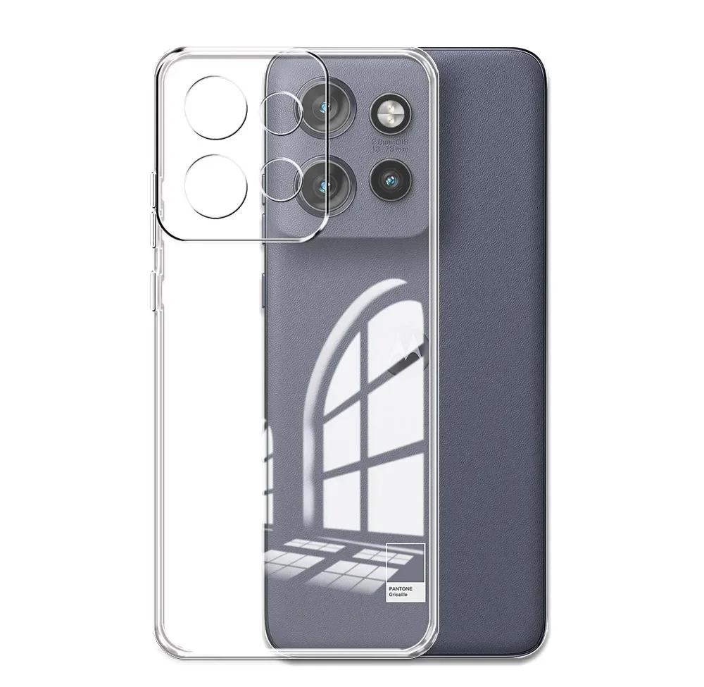 Clear Soft Silicone Phone Cases For Moto Edge 50 Edge 40 30 20 Lite Fusion MOTO EDGE50 NEO MOTO G 2026 5G G86 G100S G54 Transparent Shockproof Cover