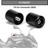 Motorcycle Handlebar Grips MTB Bar Ends Plugs for Kawasaki Z800 Z1000 Z900 Z750 Z650 Z300 (Black)