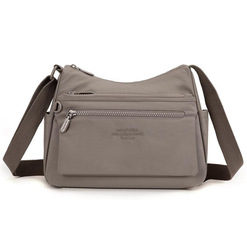 New Large-capacity Messenger Bag Multi-layer Shoulder Bag Mother Satchel Women's Lightweight Waterproof Cloth Bag