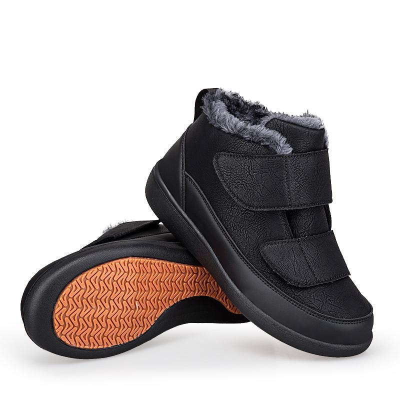 TUINANLE Women's Soft Bottom Non-Slip Velvety Winter Boots - Warm Old Beijing Style Snow Boots Men Cotton Shoes