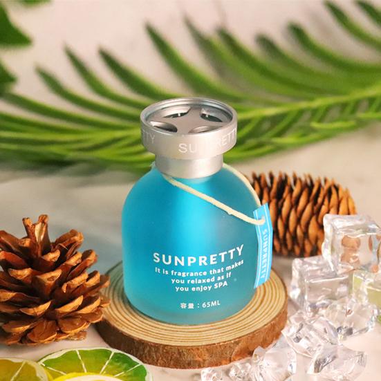 65 ml bilparfym påfyllningsbar Olika dofter glasflaska 7 dofter bilparfym för hem