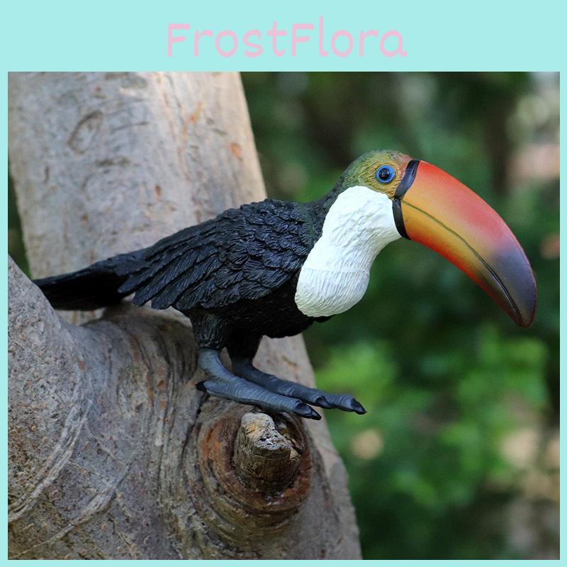 Wild Animal Big Billed Bird Ramphastos Toco Model For Kids Educational Gift And Display