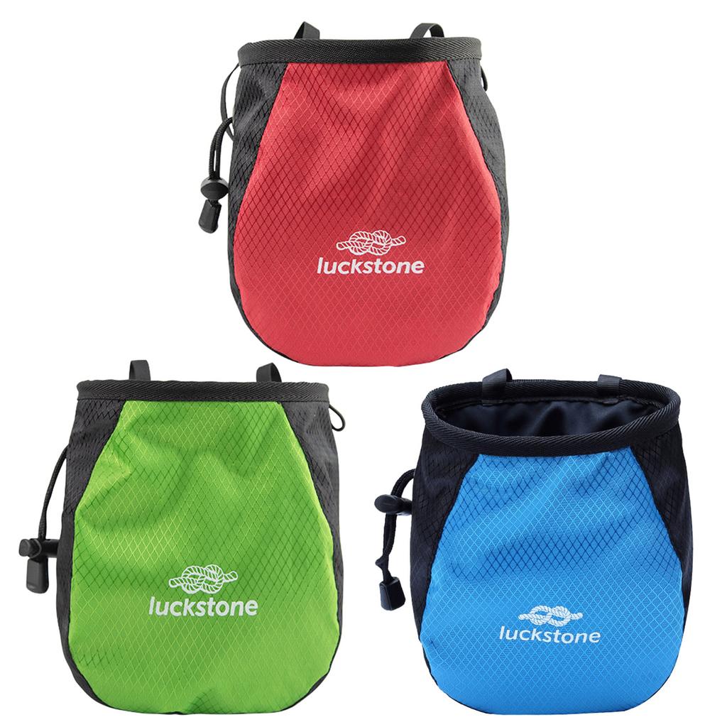 Rock Climbing Chalk Bag Outdoor Bouldering Magnesia Pouch Drawstring Closure Bag Nonslip Chalk Bag Bouldering Chalk Bag