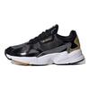 adidas Originals Falcon Comfortable Casual Non-Slip Wear-Resistant Low-Top Dad Shoes Women Sneaker Black FV3408