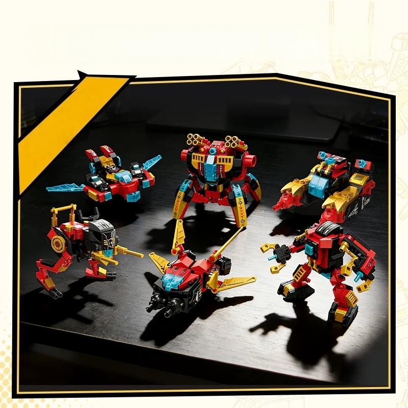 Transforming Robot Building Blocks, Cool Mecha Model Ornaments, Cyberpunk Collection Figures, Toys, Educational Gifts