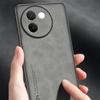 Luxusní matné PU kožené pouzdro na telefon VIVO V30e V30 V40 Pro V40 Lite S18 S19 silikonový nárazuvzdorný nárazník