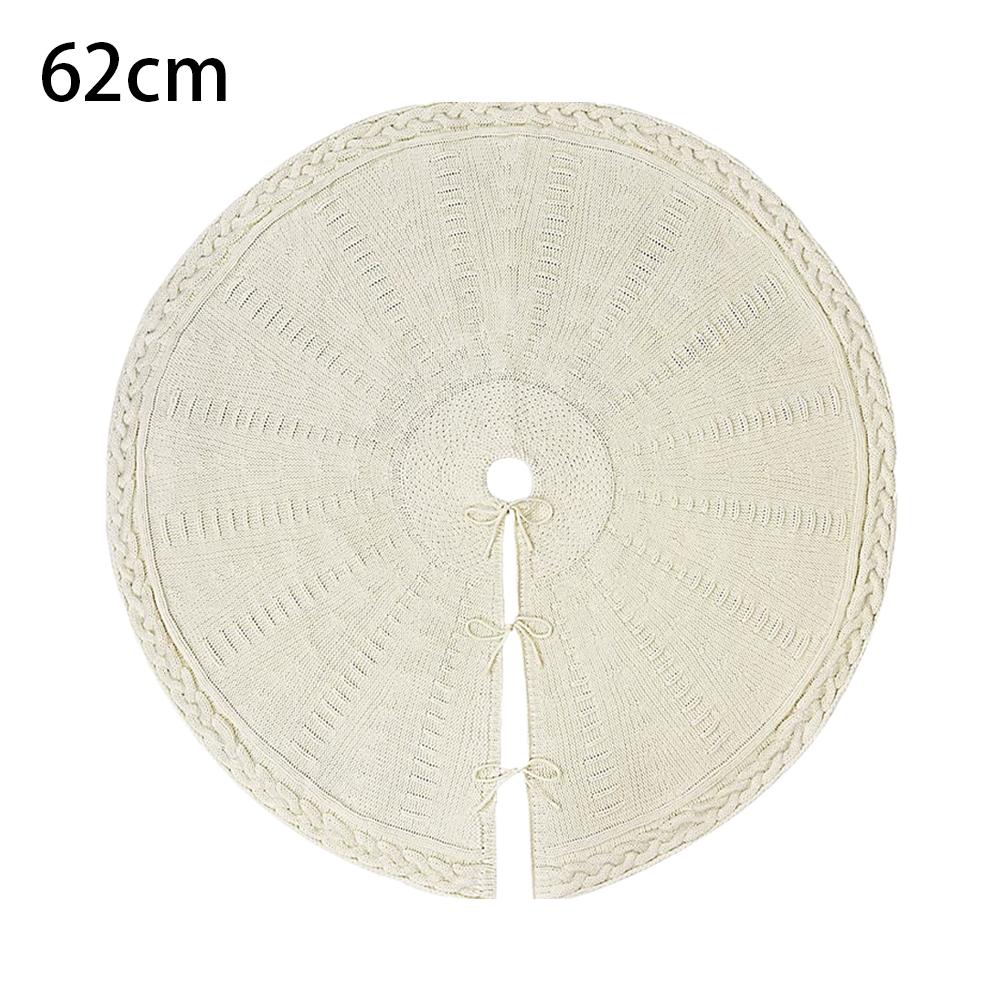 New Product Christmas Tree Skirt Knitted Tree Skirt Apron Christmas Tree Decorations Christmas Gifts Home Decorations