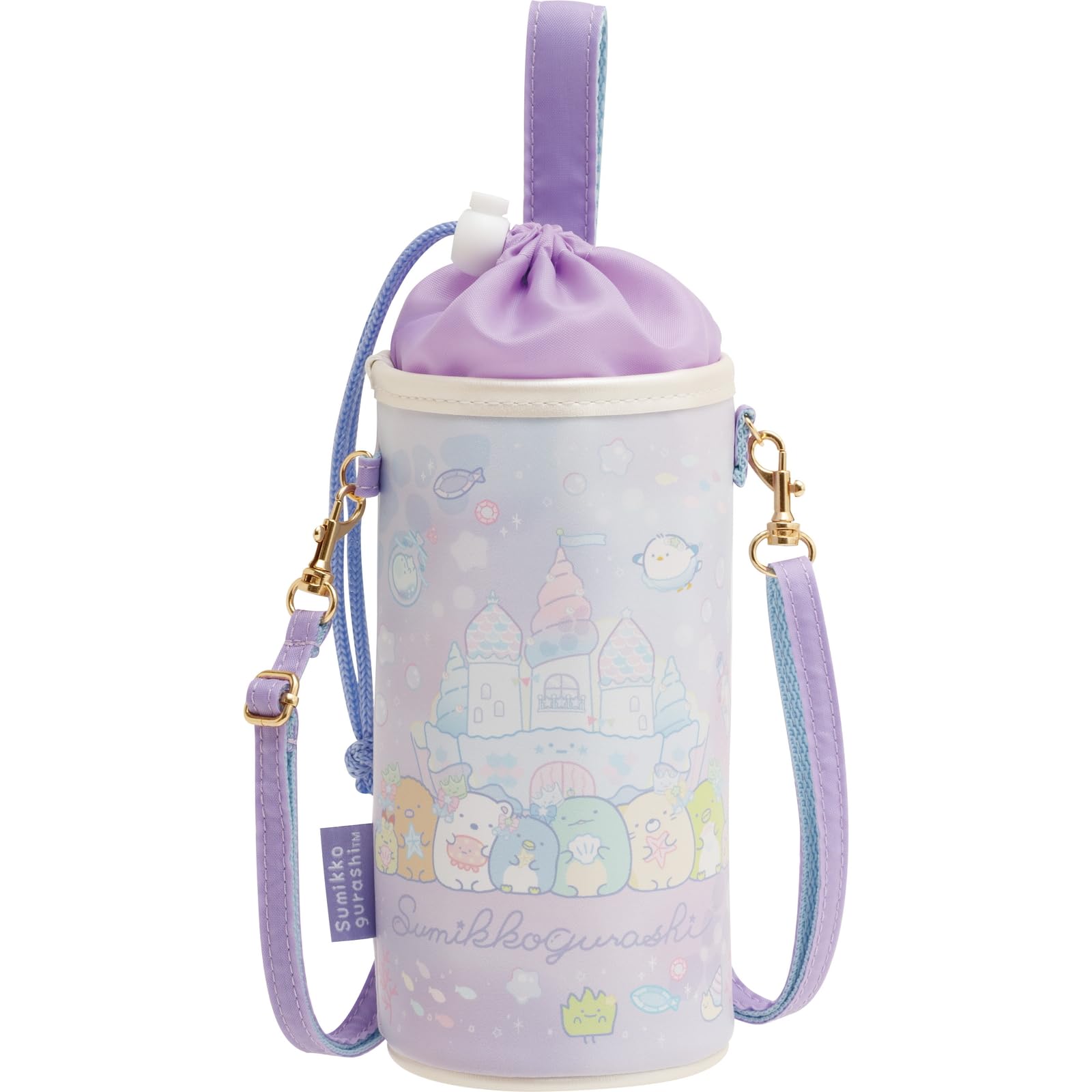 

Sumikko Gurashi Plastic Bottle Pouch CA53402 San-X фиолетовый