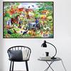 Diamond Embroidery Tractor DIY 5D Diamond Painting Rhinestones Mosaic Diamonds Scenery Wall Decor