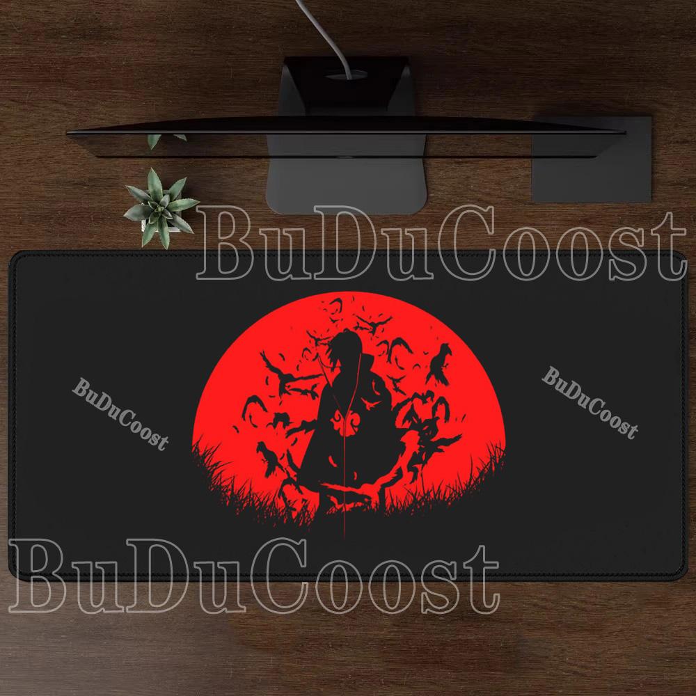 HD Printing Aakatsuki Naruto Mouse Pad Gaming Office Accessories Computer Keyboard Anime Non-slip Desk Mat Overlock XXL Mousepad