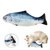 Flopping Fish Cat Toy Rechargeable Soft Stuffed Fish Interactive Chew Toy Realistic Fish Cat