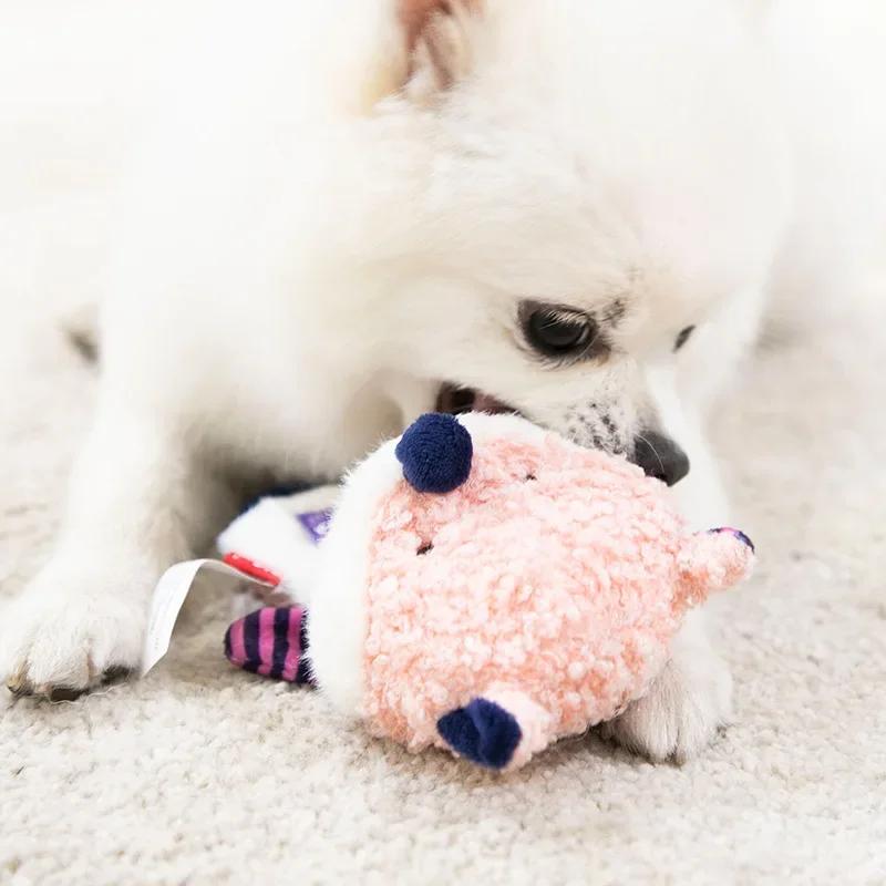 Dog Toy Ringing Paper Lion Vocalizing Plush Toy Grinding Teeth Cleaning Dog Bite-resistant and Stuffy Pet Products