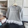 Mädchen Frühling/Herbst Langarm Prinzessinnenkleid - Stilvoll, Leicht AQA156