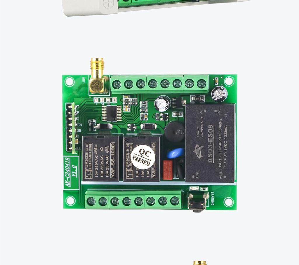 FSK 220V Frequency Hopping Wireless 4-Channel Remote Control Switch