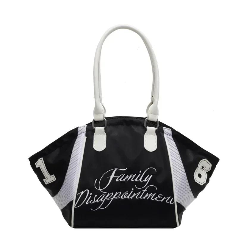 

Женская нейлоновая сумка через плечо на молнии Однотонная сумка Универсальная Высокое качество Мягкая Красота Мода