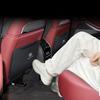 PU Leather Car Seat Back Anti Kick Pad Waterproof Anti Scratch Protector with Storage Pocket for C E S GLC GLE Etc