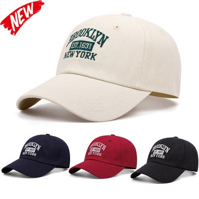 BROOKLYN 1631 Letter Embroidered Baseball Cap Adult Adjustable Fashion Hip Hop Sports Leisure Caps Trucker Sunshade Cowboy Hat