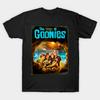 Men Black Print T-shirt Goonies Classic Charm No-Cut Transfer Paper Print Cotton Tshirt