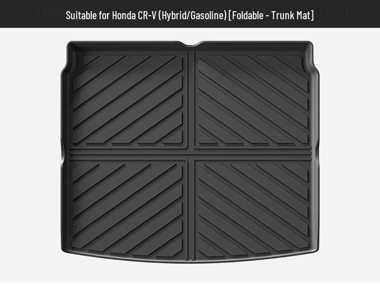 Honda CR-V Trunk Mat 2018-2023: Eco-Friendly TPE All-Weather Seat Back Protector