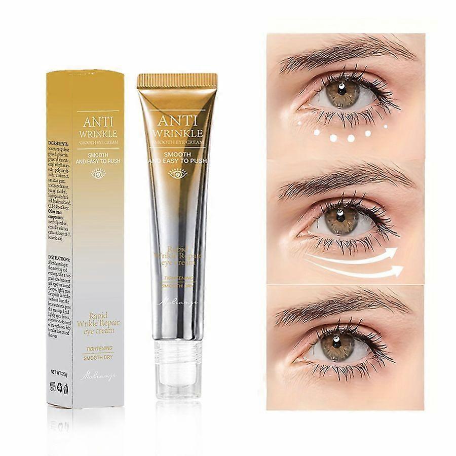 Eye Cream, Anti-Aging Eye Cream for Dark Circles, Moisturising Anti Wrinkles Eye Cream with Hyaluronic and Caffeine, Rapid Wrinkle Repair Under Eye Cr