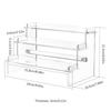 Acrylic Clear Display Stand Perfumes Organizer Acrylic Shelves Cupcake Shelf for Figures Food Desserts Holder Stand
