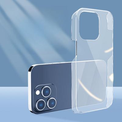 Anwendbar auf iPhone16 Promax Schutzhülle Transparentes Halbpack PC Hartschale Apple 16 Handyhülle
