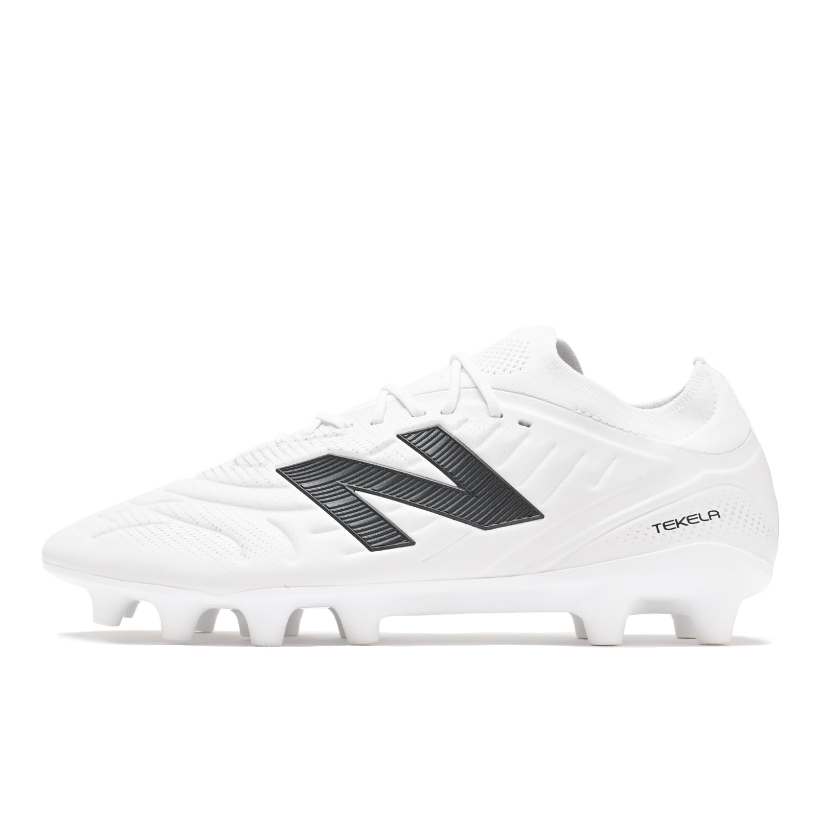 

New Balance Мужские футбольные бутсы Tekela Pro HG v5 размера 2E, белые, 29,0 см,