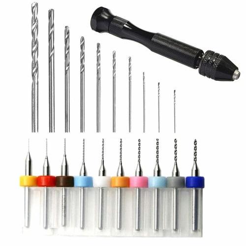 Precision Drill, Pin Vise, Hand Drill, Drilling Tool, Woodworking Drill Bit, Small DIY Tool