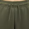 Nike Dri-Fit Solid High-Waisted Drawstring Cropped Knit Joggers Women Joggers Khaki-Green FB5429-325