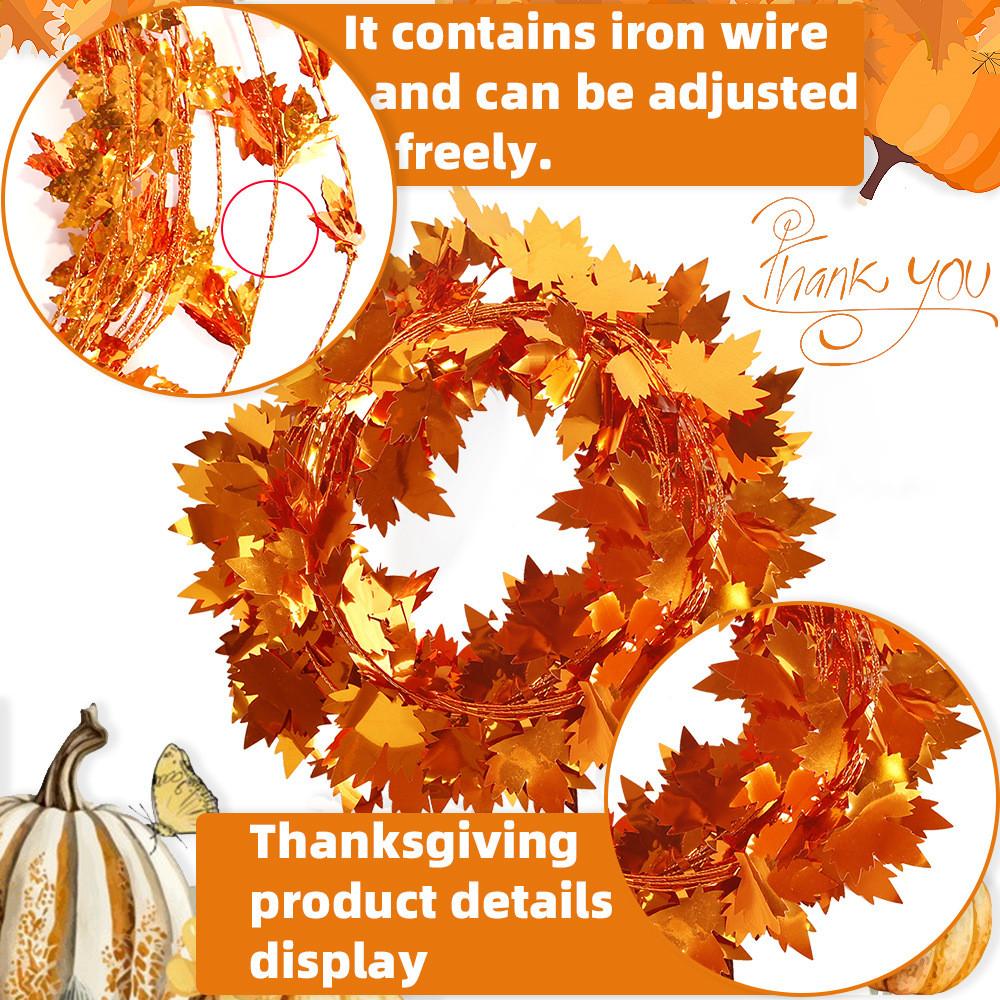 Maple Striking Seasonal Leaf Decoration For Thanksgiving Cozy Home Styling 75m