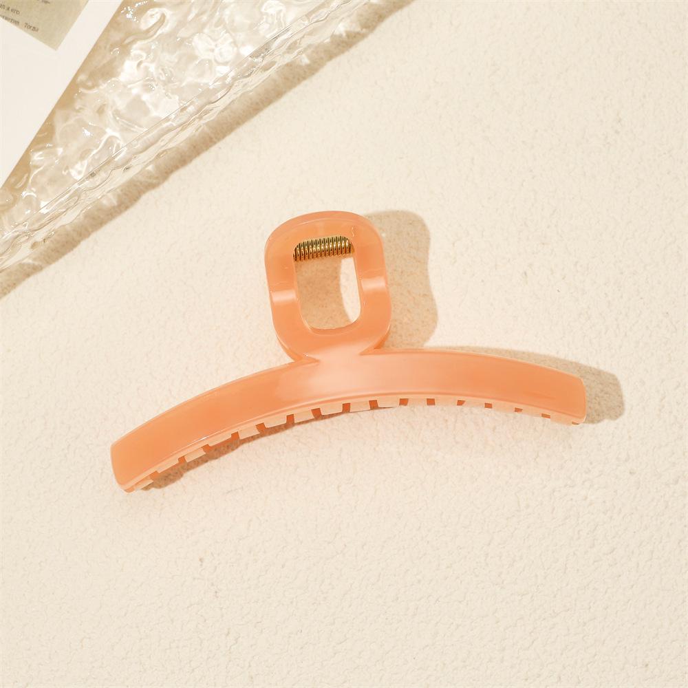 Spring/Summer Jelly Color Hair Claw: Large, Simple, One-Word Clip for Updo and Back-of-Head Styles