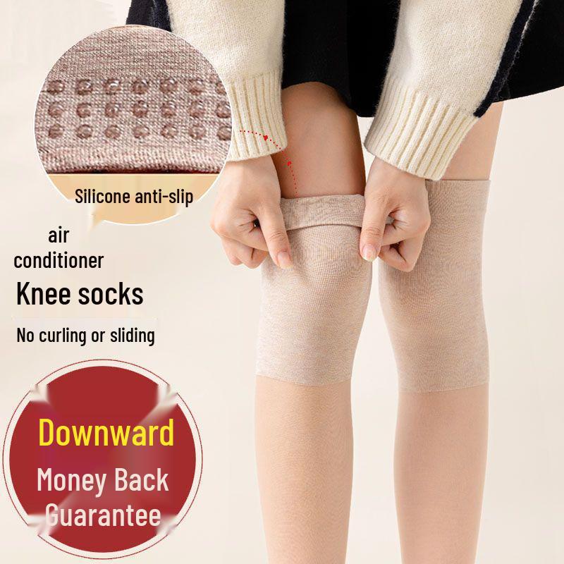 Women's Air-Conditioned Knee Pad Stockings - Over-the-Knee & Mid-Calf Thin Summer Socks