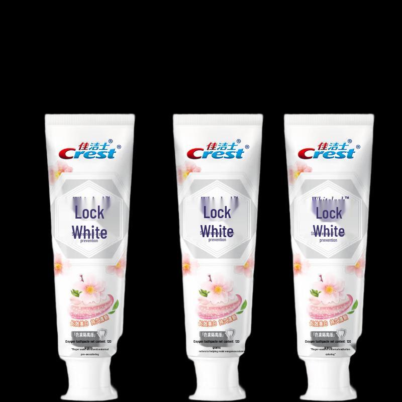 Crest Dual Color Lock White Toothpaste