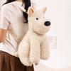 Adorable Western Highland Dog Plush Dolls West Highland White Terrier Plush Backpack Toy Diagonal Shoulder Pouch Creative Present