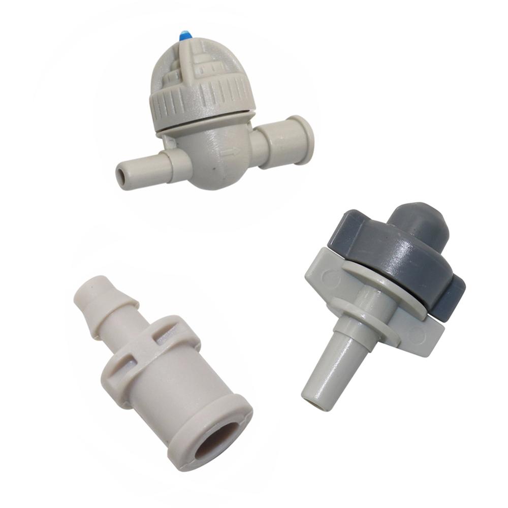 

50 Sets 0.7mm Micro Spray Nozzles Atomization cooling Mist Sprinklers With the Spherical Anti-drip Device Irrigation Kits