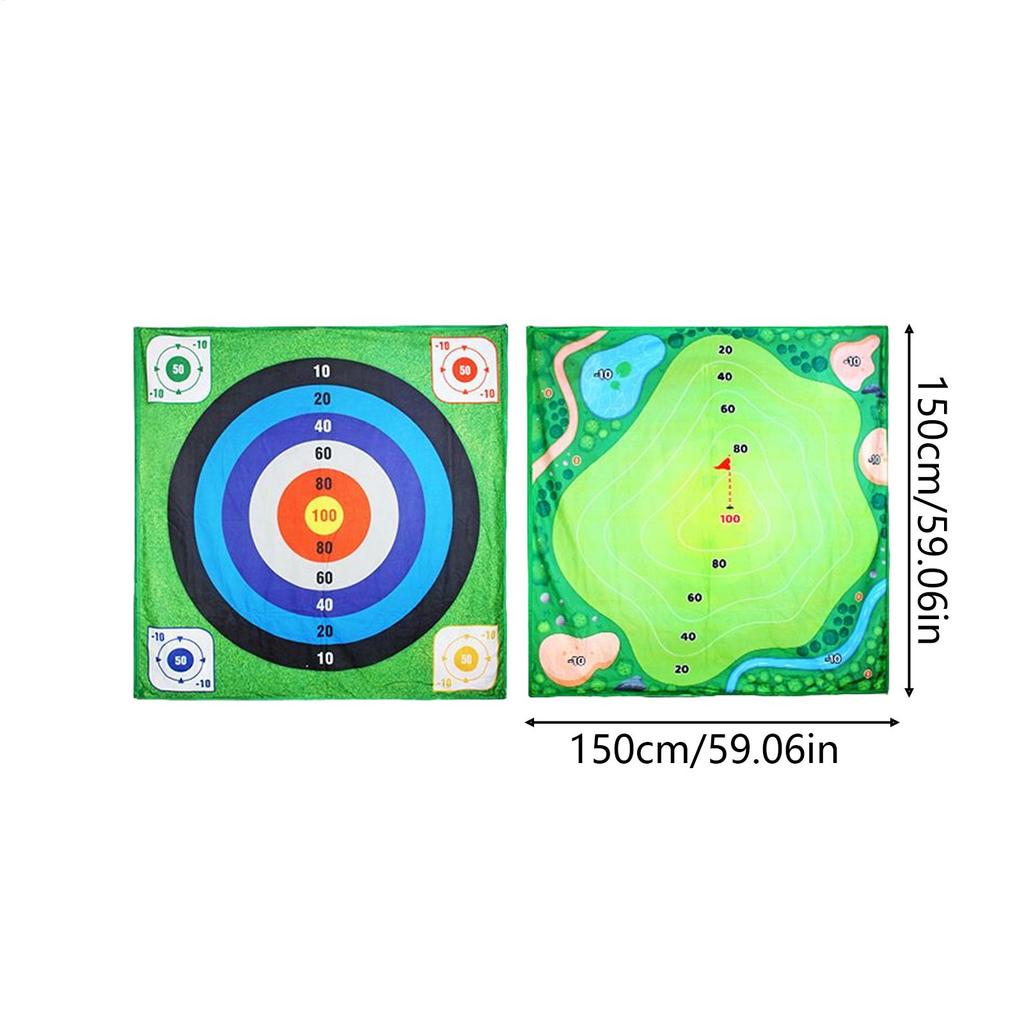 Golf Hitting Mat Sports Practice Equipment Replaceable Golf Training Mat For Beginners Kids Indoor Outdoor Courtyard Home