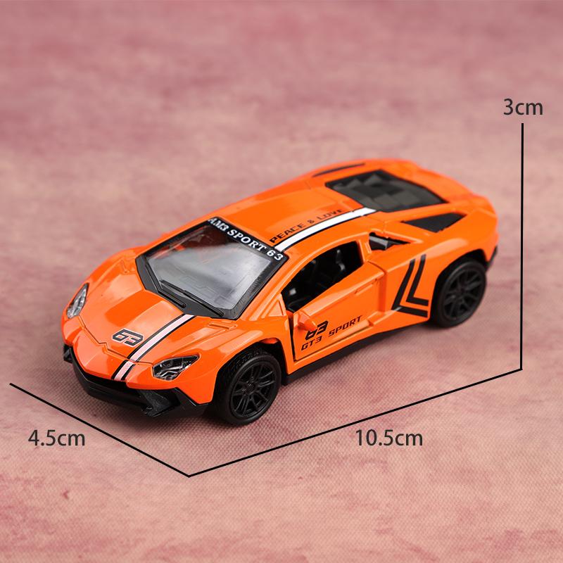 (Bagged) 1:43 Scale Racing Car Models, Children's Toys, Super Cool Color Combinations