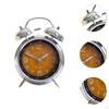 Retro Style Analog Alarm Clock Silent Non Ticking Analogue Home Decoration for