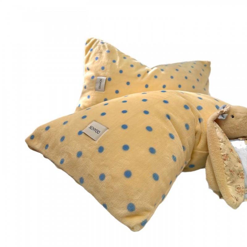 2026 A Winter Polka Dot Milk Fleece Bedding Set Small Size Coral Dorm