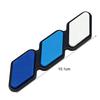 3D ABS Tri Color Decorative Sticker For Toyota Tundra Superb, Volkswagen Fiat Peugeot Grille Modification Accessories