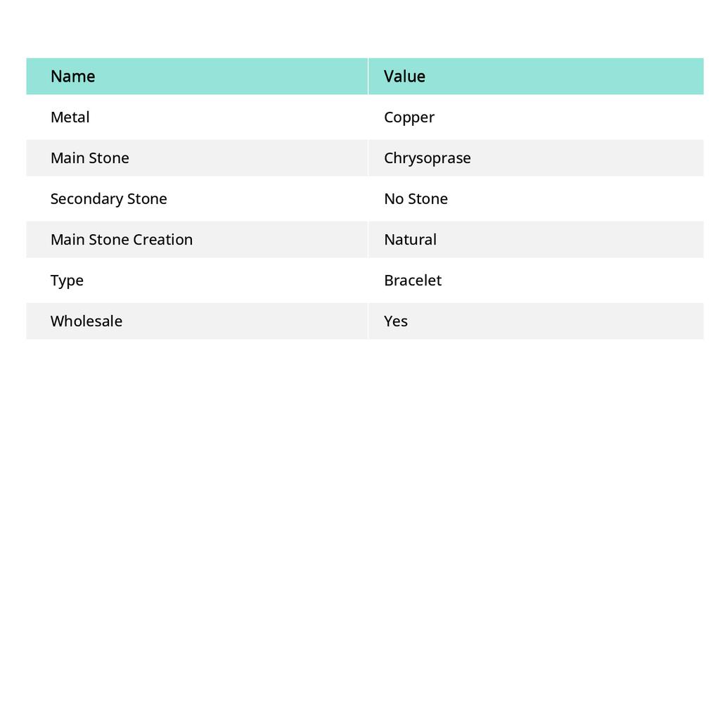 Natural Chrysoprase Gemstone Handmade Copper Wire Wrap Bangle Adjustable L5n72