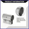 Exhaust Pipe Clamp Exhaust Muffler Tube Joint Car Stainless Steel 177" 87mm