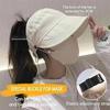 2pcs UV Protection Hollow Top Large Brim Sun Hat for Outdoor, Travel