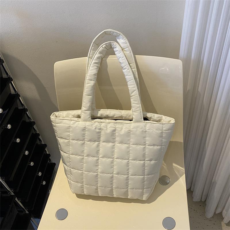 Große Tasche, lässige Einkaufstasche, Umhängetasche mit großem Fassungsvermögen, Tragetasche für Damen