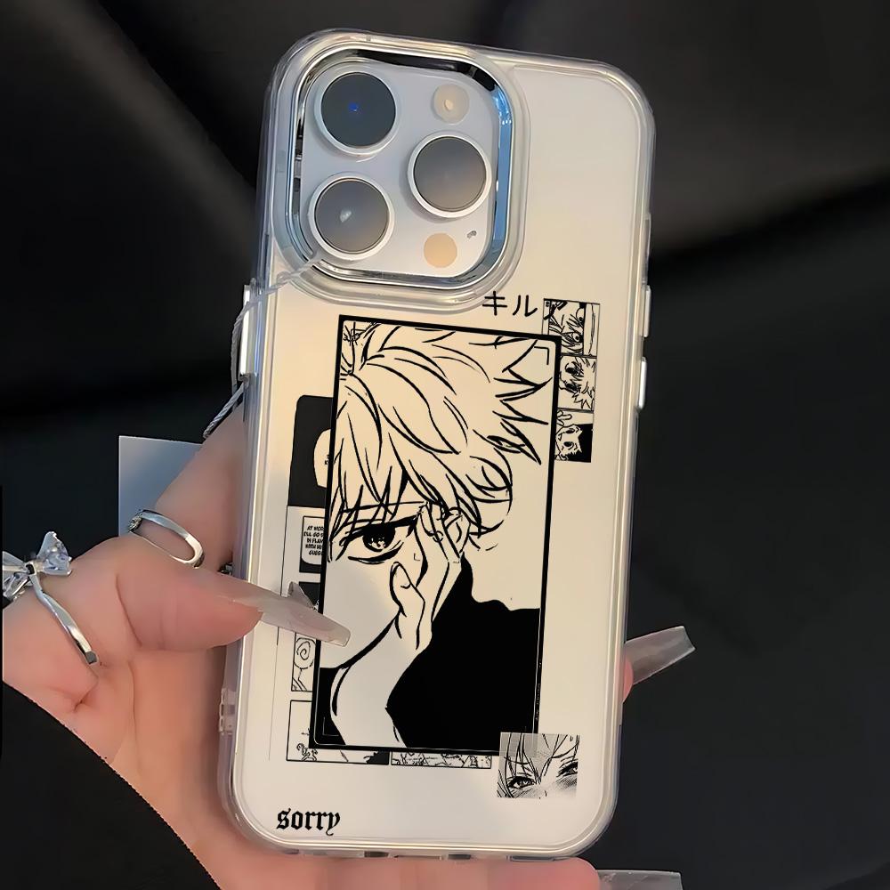 Μαύρη Θήκη Κινητού HUNTER×HUNTER Anime Hot Για IPhone 17 16e 16 15 14 13 12 11 Mini Pro Max X XR XSMAX 8 7 Air Plus Μαλακό Κάλυμμα