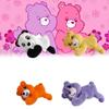 Adorable Plush Bear Refrigerator Magnet Cute Animal Novelty Rainbow Bear Toy Phone Stand