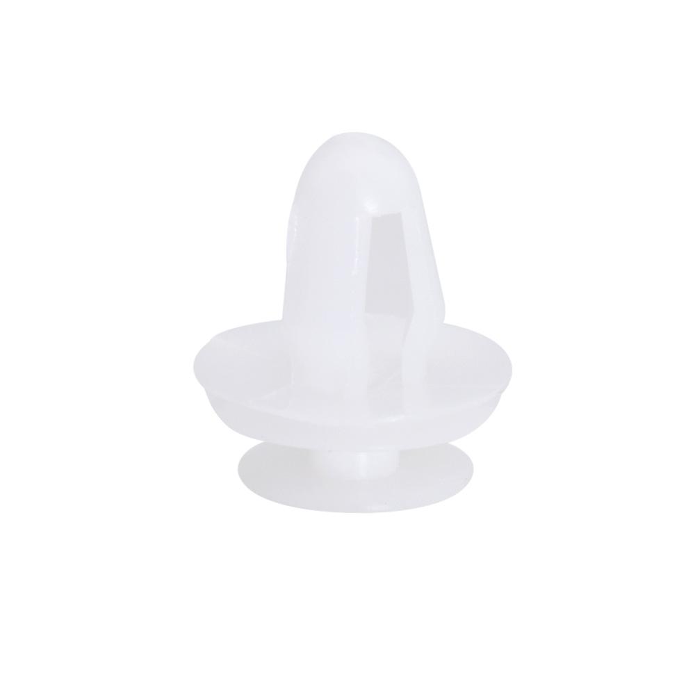 50pcs Universal Automobile Bumpers Hole White Car Door Trim Panel Clip Plastic Auto Fastener Clips Rivet Auto Fasteners For Cars