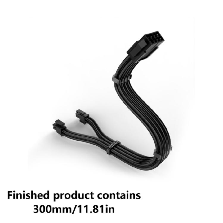 8Pin CPU Power Extension Cable Wire Compatible for 4+4Pin Motherboards Tin-Coating Bronze Wire For Efficient Setups