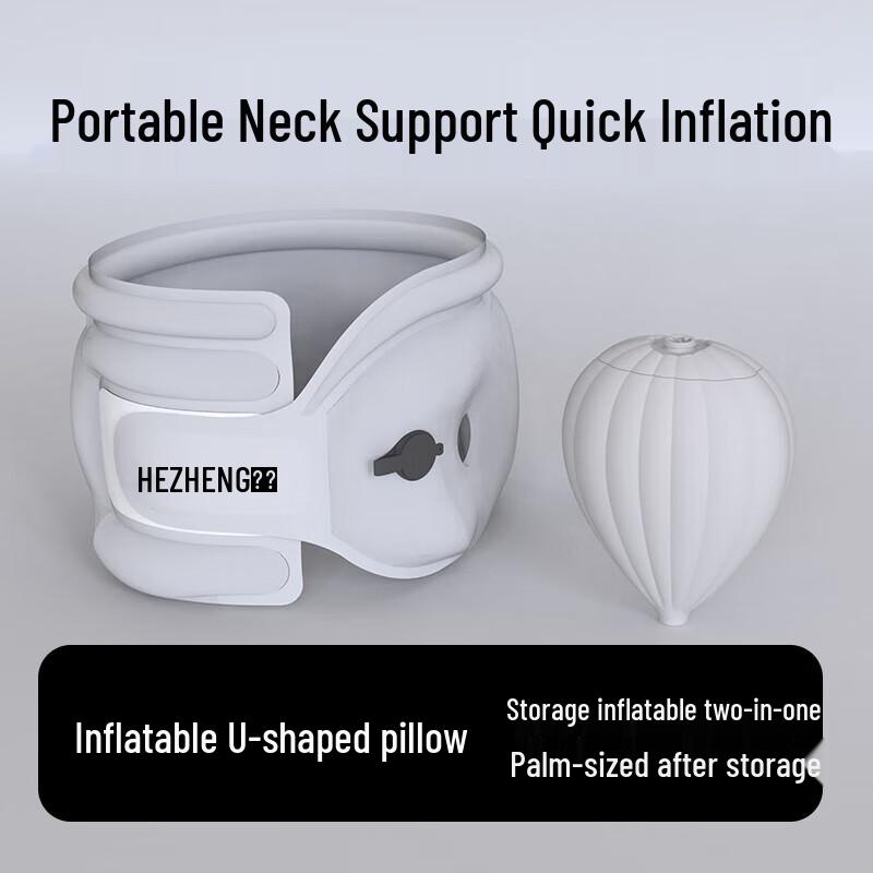Travel Set with Inflatable Neck Pillow & Sleep Mask CN plug (adapter included)